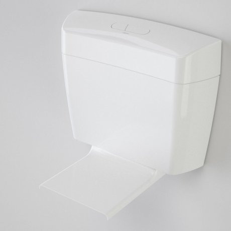 Uniset II Connector Bottom Inlet Cistern w/Seat (Includes Seat & Link) Ivory 3Star [118939]