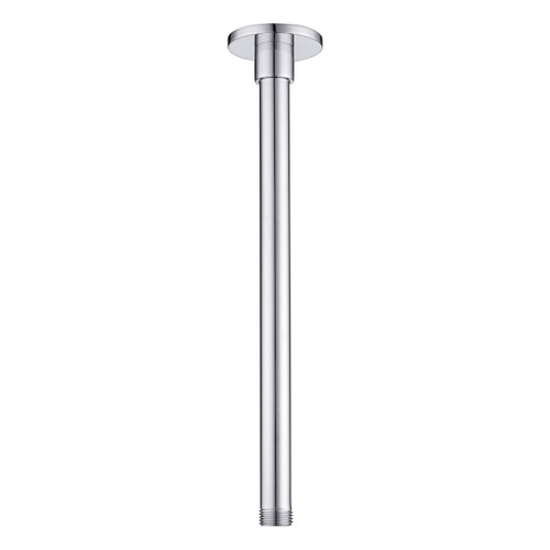Shower Arm Ceiling Dropper w/Round Flange 300mm Chrome [121476]