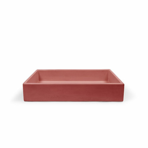 Basin Trough Rectangle Surface Mount UHP Concrete (No P&W) 875W 415D 165H 30Kg (Musk) [270649]