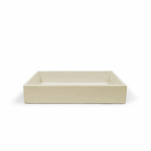 Basin Trough Rectangle Surface Mount UHP Concrete (No P&W) 875W 415D 165H 30Kg (Sand) [270468]