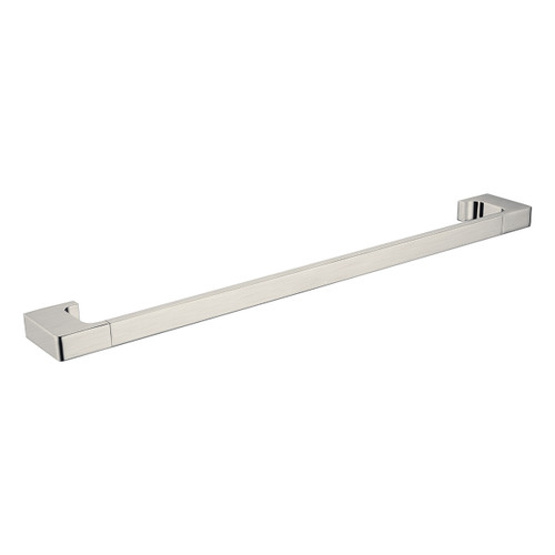 Edge II Single Towel Rail 635mm Brushed Nickel [203015]