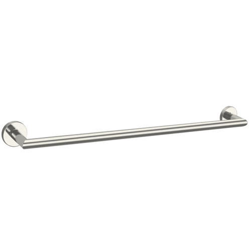 Boston II Towel Rail Single 650mm Brushed Nickel [203023]