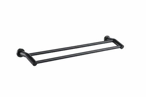 Projix Double Towel Rail 930mm Black [203027]