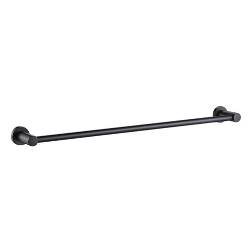 Projix Single Towel Rail 630mm Black [203028]