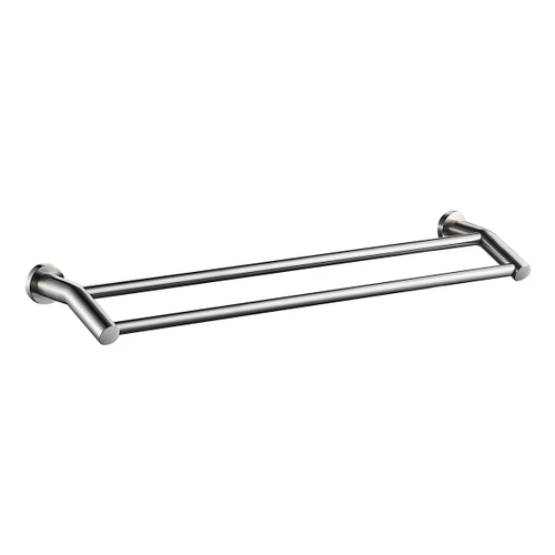 Projix Double Towel Rail 630mm Brushed Nickel [203036]