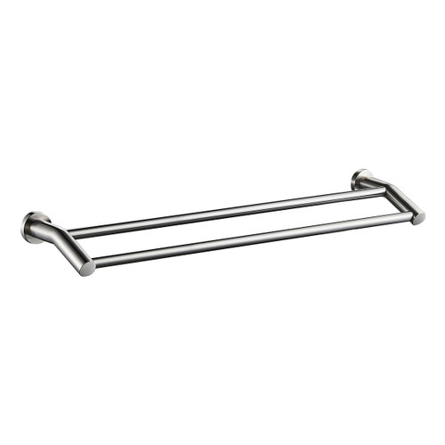 Projix Double Towel Rail 630mm Brushed Nickel [203036]