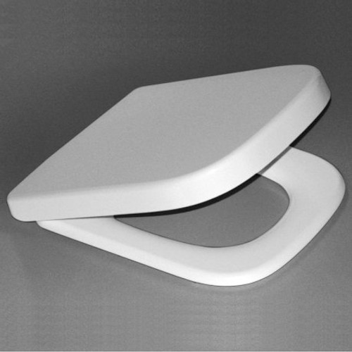 Cube Soft Close Toilet Seat Double Flap White [124530]