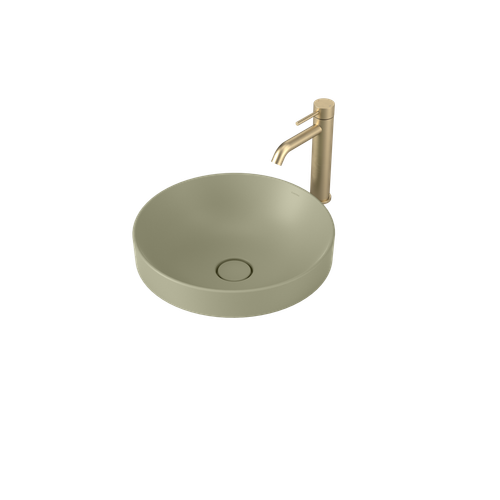 Liano II 400mm Round Inset Basin Matte Green (Special Order) [284948]