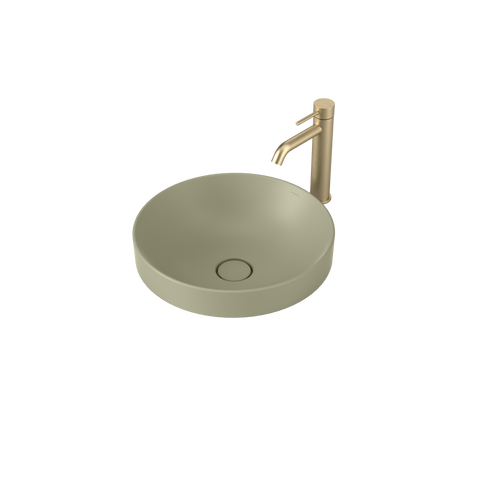 Liano II 400mm Round Inset Basin Matte Green (Special Order) [284948]