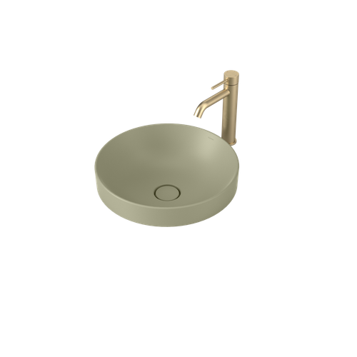 Liano II 400mm Round Inset Basin Matte Green (Special Order) [284948]