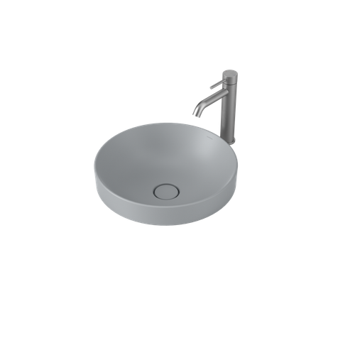 Liano II 400mm Round Inset Basin Matte Grey (Special Order) [284919]