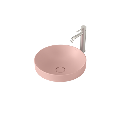Liano II 400mm Round Inset Basin Matte Pink (Special Order) [284909]