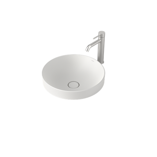 Liano II 400mm Round Inset Basin Matte White [284887]