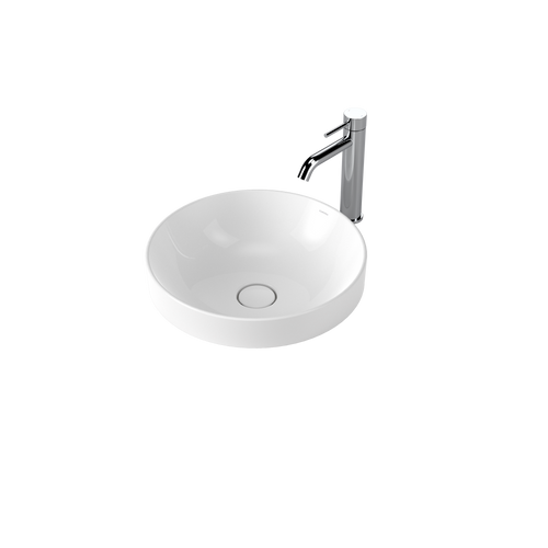 Liano II 400mm Round Inset Basin - White [284888]