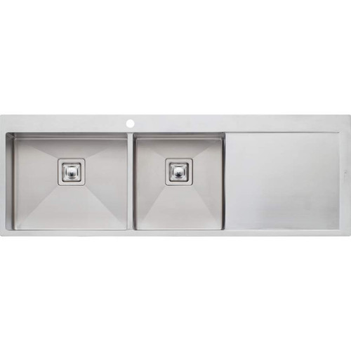 Professional Series 1 & 3/4 Bowl Topmount Sink with Drainer-1 Tap Hole [130746]
