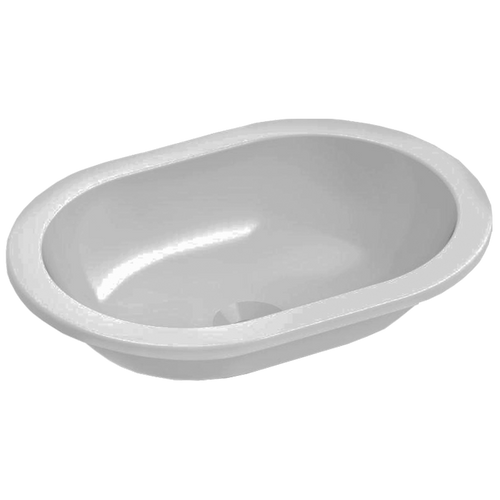 Emilia Oval Vanity Basin 430mm x 310mm w/Pop-Up Plug & Waste NTH [198808]