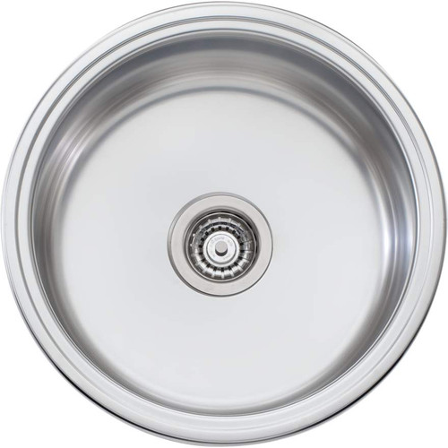 Solitaire Round Bowl Topmount Or Undermount Sink NTH [069695]