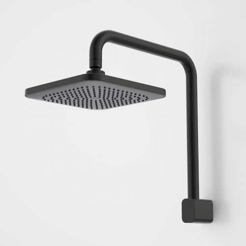 Luna FIxed Overhead Shower Square 200mm Black 4Star [194606]
