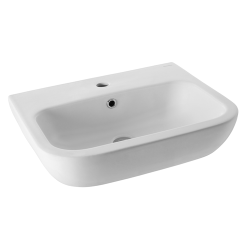 Emilia 550 Wall Basin 550 x 450 Pop Up 1 Tap Hole [198723]
