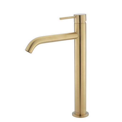 Kaya Tall Basin Mixer PVD Urban Brass 5Star [201737]