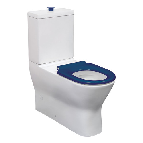 Delta Care Extended S Trap Back-to-Wall Suite Blue Seat Wheel Chair Compliant 4Star [191782]