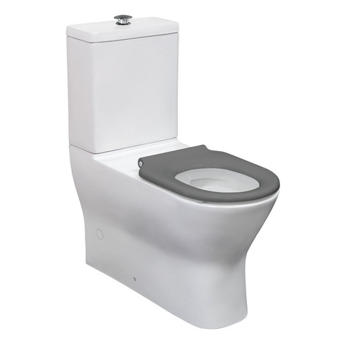 Delta Care Extended SNV Back-to-Wall Faced Suite Grey Seat [191783]
