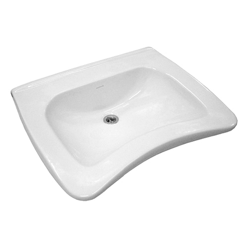 Type A Large Clinical Scrub Basin 640 x 545 (No Overflow) Chrome Pop Up Waste 0 Tap Holes [198702]