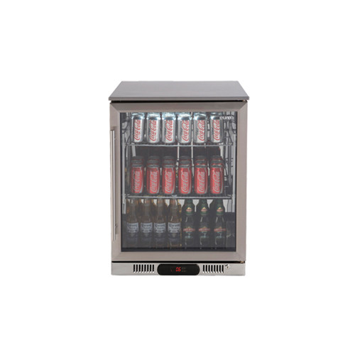 138L Single Door (Right Open) Beverage Cooler Stainless Steel [285465]