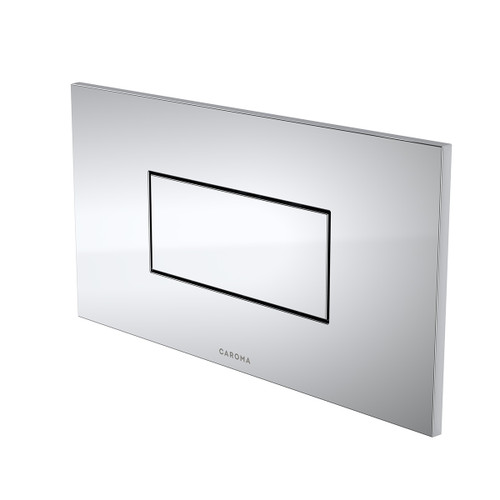Invisi II Invisi Series II Metal Rectangular Single Flush Plate & Buttons Chrome [140508]