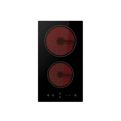 30cm 2 Zone Ceran Touch Electric Cooktop Black [285451]