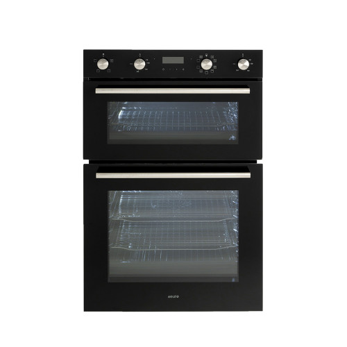 60cm x 80cm Electric Multiunction Double Oven Black [285432]