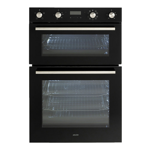 60cm x 80cm Electric Multiunction Double Oven Black [285432]