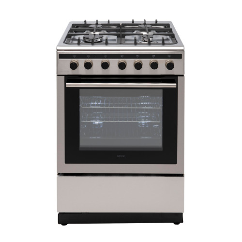 60cm 4 Burner Dual Freestanding Oven Stainless Steel [285438]