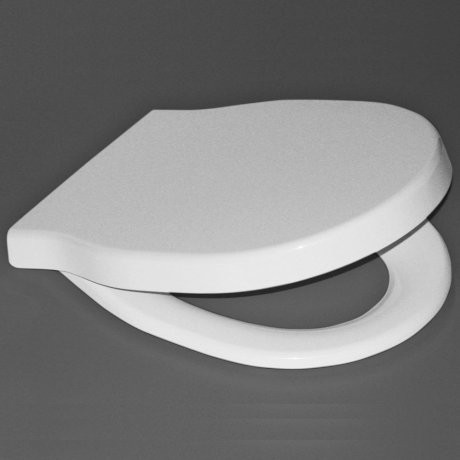 Opal II Double Flap Soft Close Toilet Seat with GermGard White [140523]