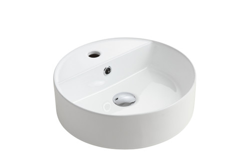 Round 400mm Vitreous China Counter Top Basin 1TH [158564]