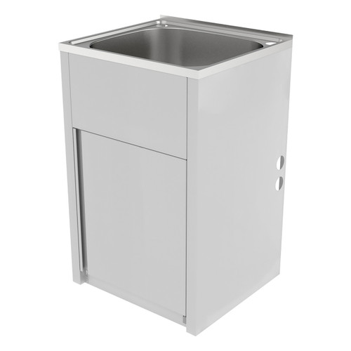 Projix Laundry Cabinet 45L 600mm x 500mm w/Bypass Plug & Waste [182432]