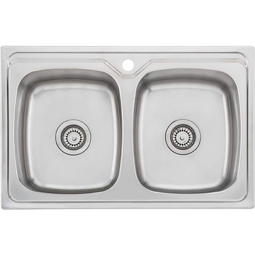 Endeavour Double Bowl Topmount Or Undermount Sink 1TH [153382]