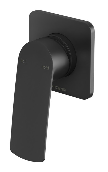 Mekko Wall Bath or Shower Mixer Matte Black [156684]