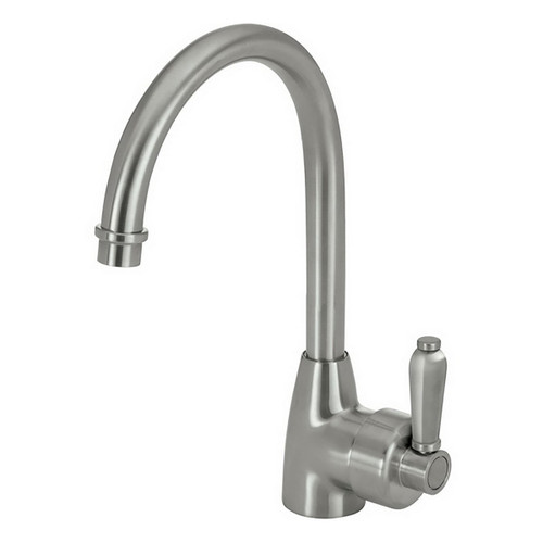 Eleanor Gooseneck Sink Mixer Brushed Nickel [169633]