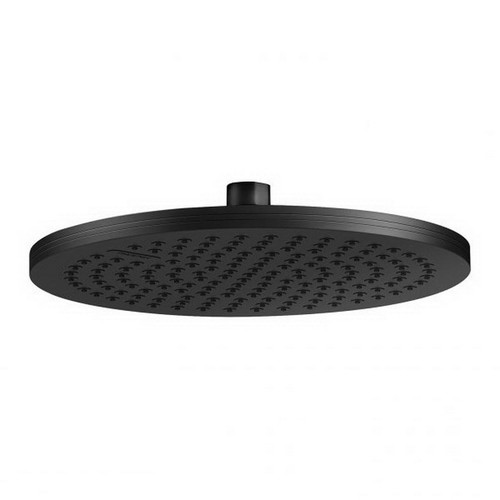 Nx Quil Shower Rose 250mm Round 3Star Matte Black [198995]