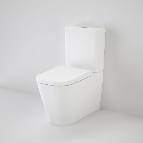 Luna Square Cleanflush® Wall Faced Close Coupled Toilet Suite Bottom Entry White 4Star [154638]