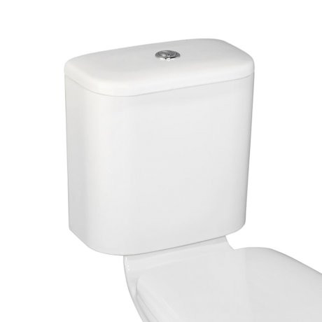 Toilet Cistern Prima Close Coupled 4.5/3ltr 4Star White [143968]