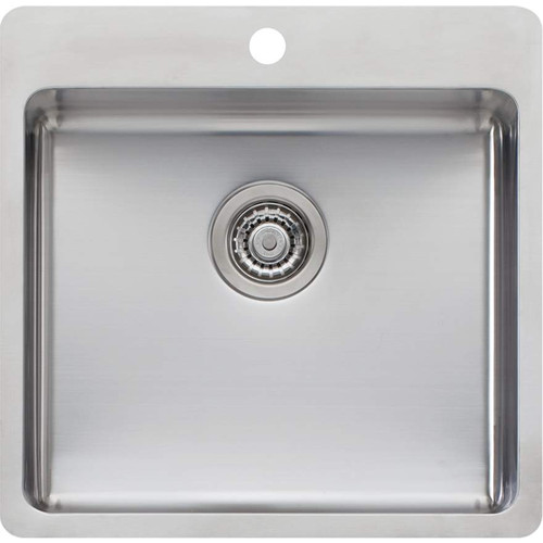 Sonetto Single Large Bowl Topmount Sink Stainless Steel 1TH [120796]