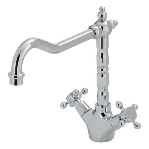 Lillian Shepherds Crook Sink Mixer Chrome [158235]