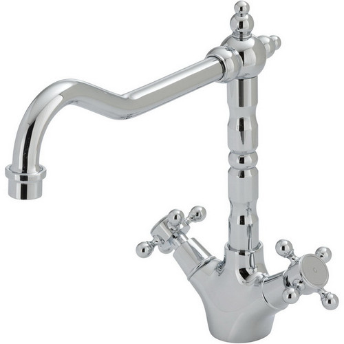 Lillian Shepherds Crook Sink Mixer Chrome [158235]