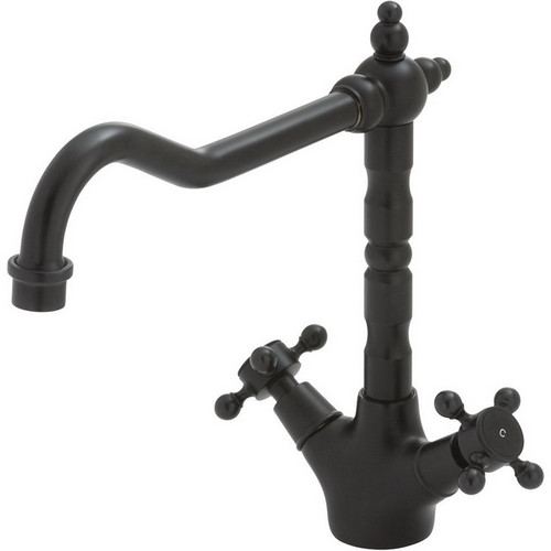 Lillian Shepherds Crook Sink Mixer Matte Black [158237]