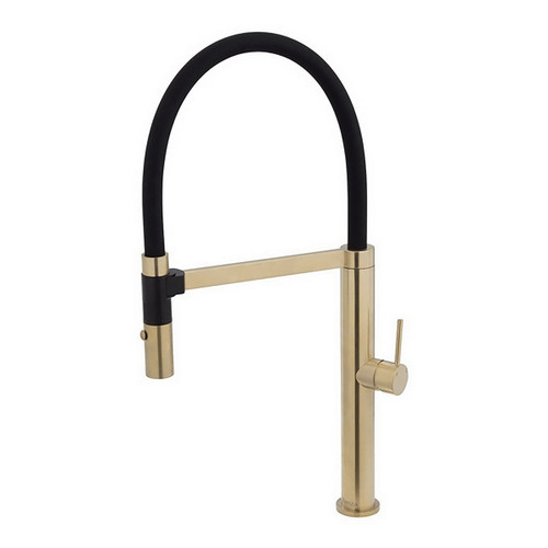 Kaya Pull Down Sink Mixer PVD Urban Brass 5Star [201750]