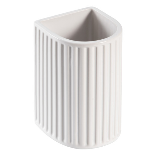 Mosman Tumbler Ceramic Arch Ribbed White [279524]