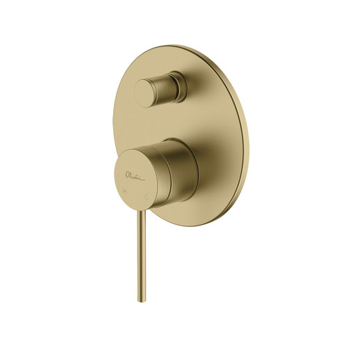 Venice Bath & Shower Mixer with Diverter Classic Gold [203467]