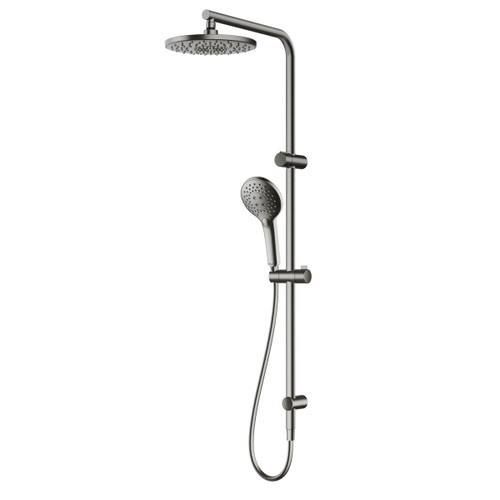 Rome Dual/Twin Shower Set 3Star Gunmetal [203426]